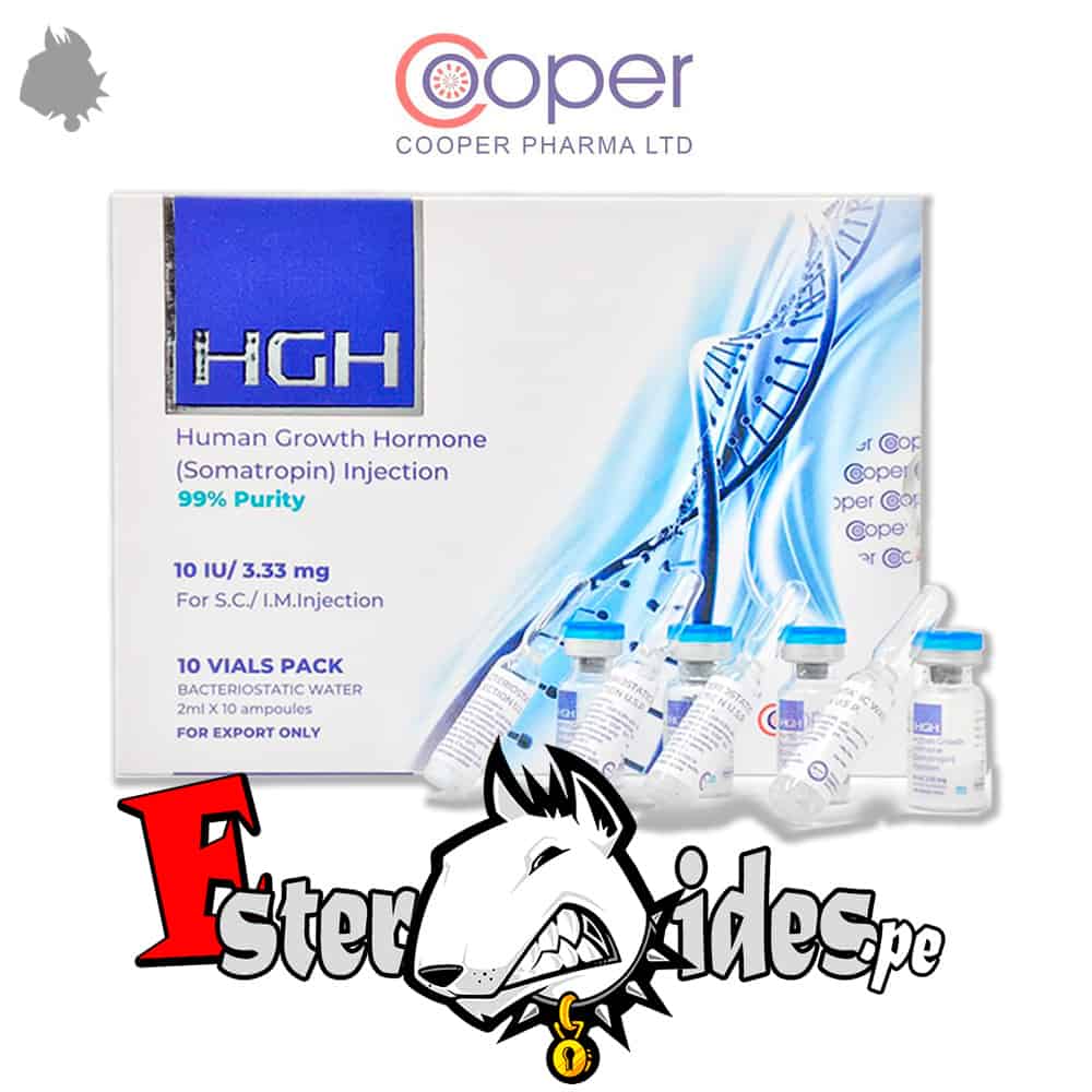 HGH - Somatropina 100ui - Cooper Pharma - Esteroides Perú